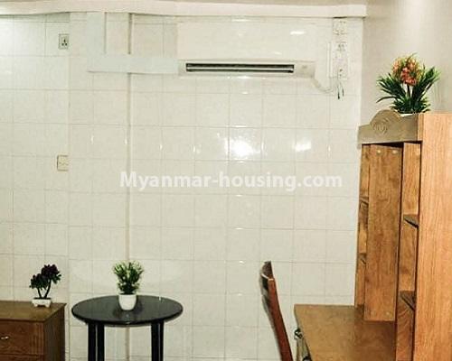 Myanmar real estate - for rent property - No.4898 - Nice 4BHK Apartment Room for Rent near Yae Kyaw, Botahtaung! - stady table