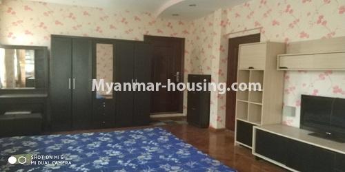 မြန်မာအိမ်ခြံမြေ - ငှားရန် property - No.4903 - မင်္ဂလာဒုံတွင် ပရိဘောဂပါပြီး နှစ်ထပ်အိ်မ်တစ်လုံး ငှားရန်ရှိ်သည်။ - bedroom view