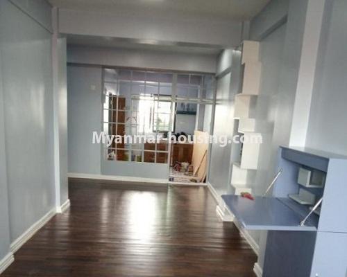 Myanmar real estate - for rent property - No.4905 - Hall Type Condominium Room for Office near Junction City, Yangon Downtown. - interior decoration view