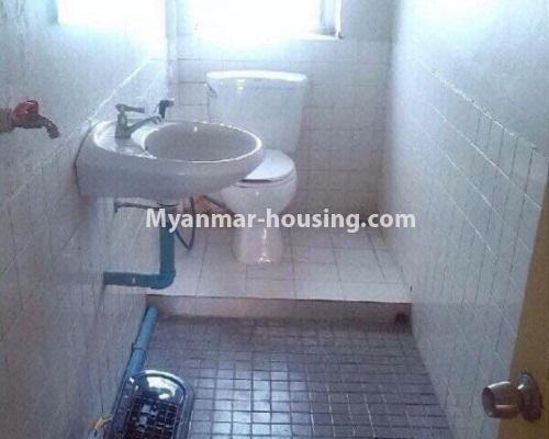 Myanmar real estate - for rent property - No.4906 - Hong Kong Type combined two levels Room for rent in Mayangone! - bathroom view