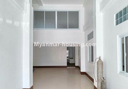 Myanmar real estate - for rent property - No.4907 -  Ground floor with half attic for show room in South Okkalapa! - another view of ground floor hall view