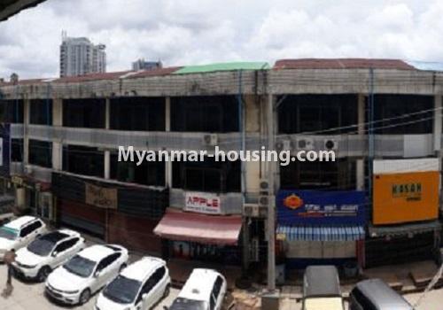 ミャンマー不動産 - 賃貸物件 - No.4908 - Third Floor One Bedroom Apartment Room for Rent in Sanchaung! - building view
