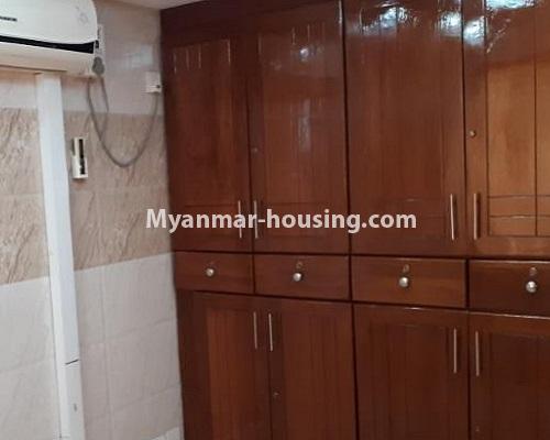 ミャンマー不動産 - 賃貸物件 - No.4909 - Two Bedroom Classic Strand Condominium Room with Half Attic for Rent in Yangon Downtown! - another bedroom view