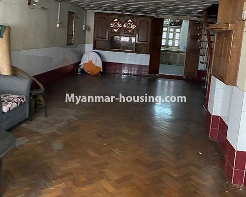 Myanmar real estate - for rent property - No.4912 - Hong Kong Type Office Option for Rent in Lanmadaw! - living room view