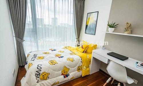 ミャンマー不動産 - 賃貸物件 - No.4914 - Nice 2BHK The Central Condominium Room for Rent! - single bedroom view