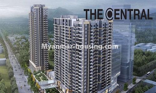 缅甸房地产 - 出租物件 - No.4914 - Nice 2BHK The Central Condominium Room for Rent! - building view