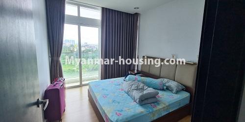 Myanmar real estate - for rent property - No.4922 - Three bedroom G.E.M.S Condominium room for rent in Hlaing! - bedroom view