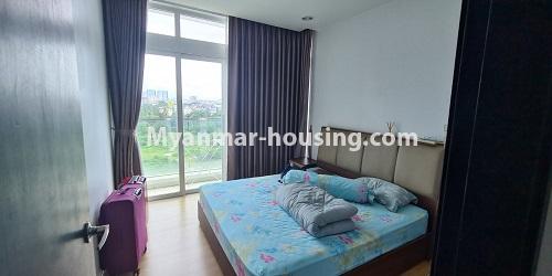 ミャンマー不動産 - 賃貸物件 - No.4922 - Three bedroom G.E.M.S Condominium room for rent in Hlaing! - bedroom view