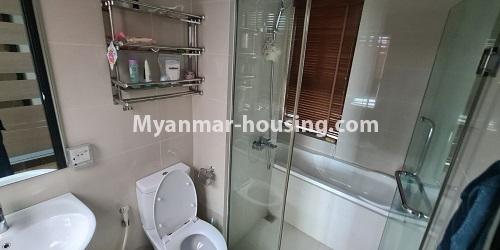 ミャンマー不動産 - 賃貸物件 - No.4922 - Three bedroom G.E.M.S Condominium room for rent in Hlaing! - another bathroom