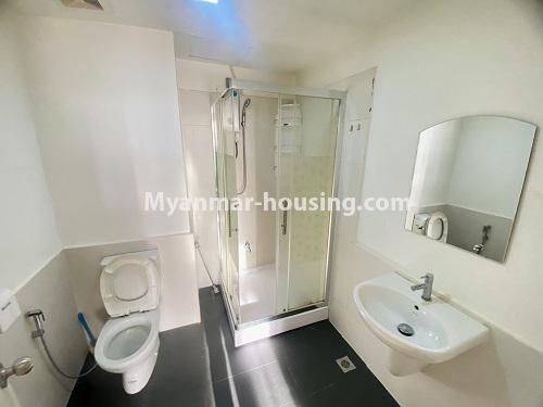 Myanmar real estate - for rent property - No.4923 - Two Bedrooms Star City Condo, Thanlyin! - bathroom