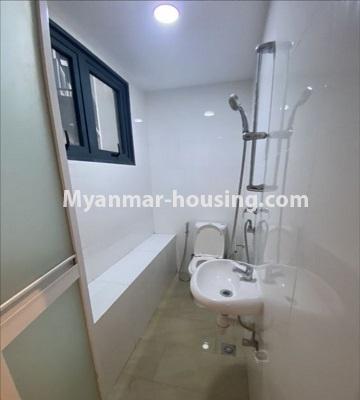 Myanmar real estate - for rent property - No.4926 - Luxurious Kantharyar Residence Condominium Room for Rent, near Kandawgyi Lake! - abother bathroom