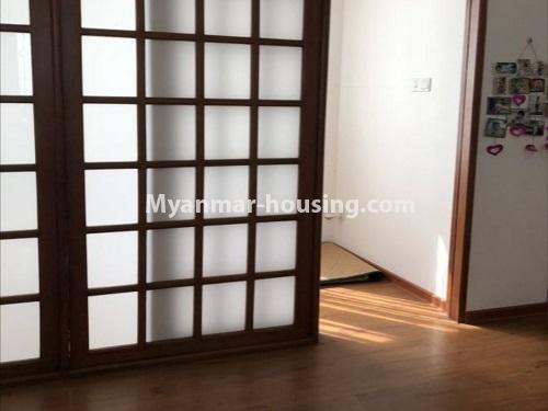 Myanmar real estate - for rent property - No.4927 - Landed House For Rent in Mayangone! - entrance view of the house