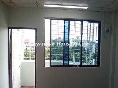 ミャンマー不動産 - 賃貸物件 - No.4929 - Three Bedroom Apartment for Rent in Thingan Gyun! - balcony and main door view