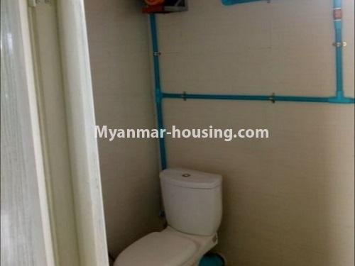 Myanmar real estate - for rent property - No.4929 - Three Bedroom Apartment for Rent in Thingan Gyun! - toilet