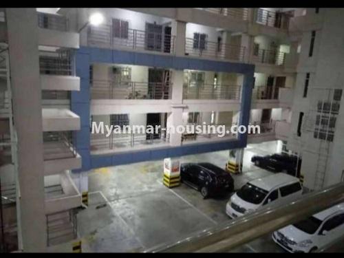 ミャンマー不動産 - 賃貸物件 - No.4930 - Second Floor Condominium for Rent in Botahtaung! - car parking