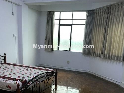 Myanmar real estate - for rent property - No.4933 - Large Apartment for Rent in Mingalar Taung Nyunt! - another view of bedroom