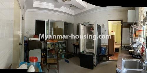 ミャンマー不動産 - 賃貸物件 - No.4935 - Three Bedroom Condo Room for Rent near Kandawgyi, Bahan Township. - another view of living room