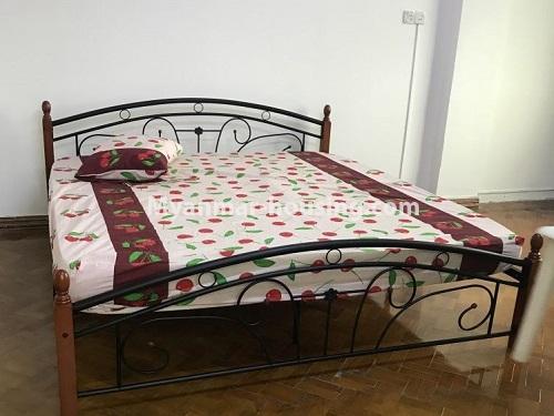ミャンマー不動産 - 賃貸物件 - No.4936 - Two Bedroom Condo room for Rent in Myaynigone! - bed and mattress