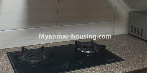 Myanmar real estate - for rent property - No.4938 - A Zone Two Bedroom Condo Room for Rent in Star City! - kitchen