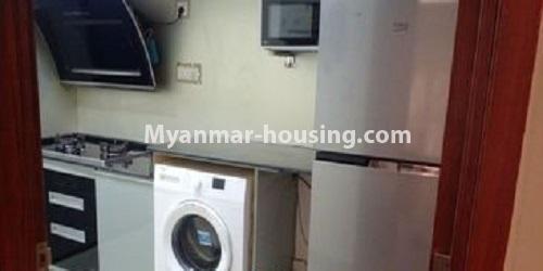 Myanmar real estate - for rent property - No.4939 - Star City A Zone One Bedroom Condo Room for Rent in Thanlyin! - kitchen