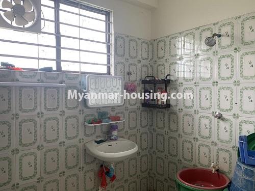 Myanmar real estate - for rent property - No.4940 - Three Bedroom Apartment for Rent in Pearl Mon Housing, 65 Ward, South Dagon! - bathroom 