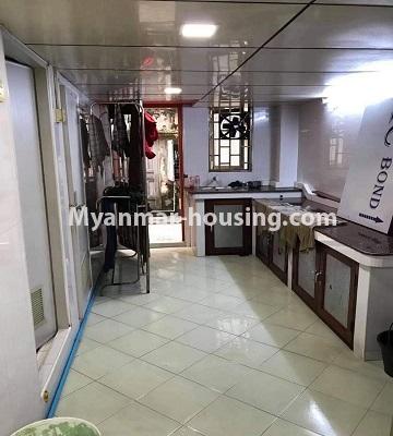 Myanmar real estate - for rent property - No.4941 - Ground Floor with half attic for Rent in Lanmadaw Township. - kitchen