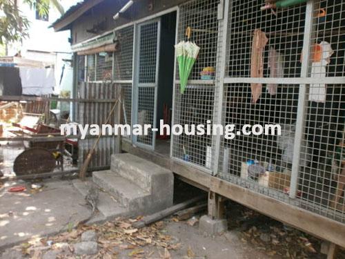 Myanmar real estate - for sale property - No.1067 - A Good Landed House Is Near Zawwana Junction ! - View of the building