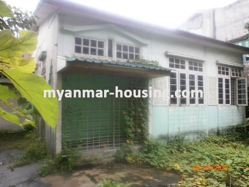 Myanmar real estate - for sale property - No.1107 -  Good place for the living,on the main road. - view of the house