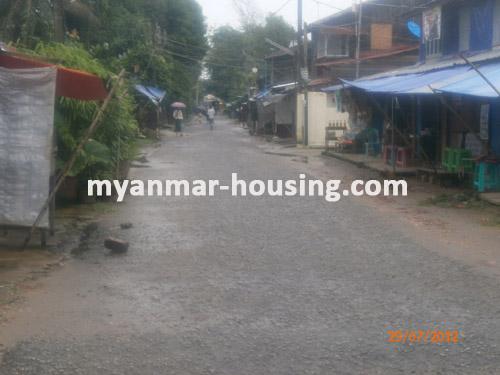 Myanmar real estate - for sale property - No.1178 - A good landed house to sale!Close to lower MInglardone........... - View of the Street