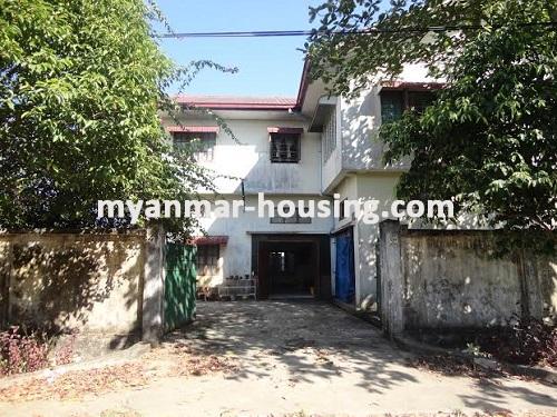Myanmar real estate - for sale property - No.1278 - Landed House for sale Near National Village in Yangon! - View of the house.