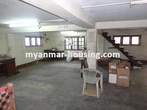 Myanmar real estate - for sale property - No.1278 - Landed House for sale Near National Village in Yangon! - View of the downstairs.