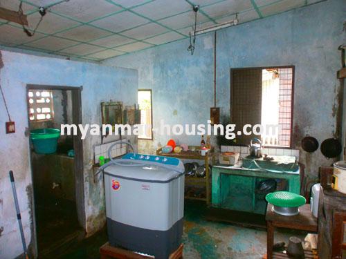 Myanmar real estate - for sale property - No.1287 - A good for living in North Dagon Township ! - view of the kitchen room