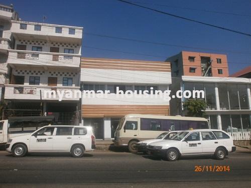 缅甸房地产 - 出售物件 - No.1333 - Landed house for sale in Mayangone Township. - View of the building.