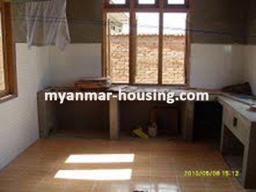 Myanmar real estate - for sale property - No.1402 - A good landed house with quiet neighbourhood ! - view of the kitchen room
