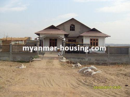 Myanmar real estate - for sale property - No.1402 - A good landed house with quiet neighbourhood ! - view of the house
