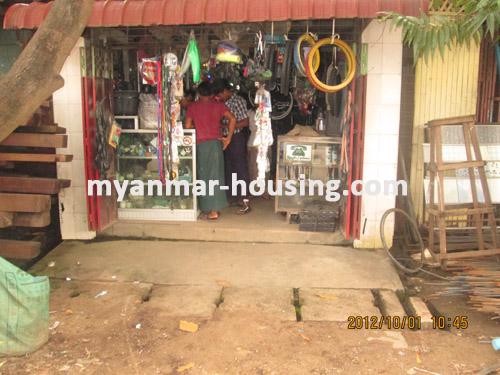Myanmar real estate - for sale property - No.1524 - To sell a house for shop in North Okkalapa township. - View of the infront.