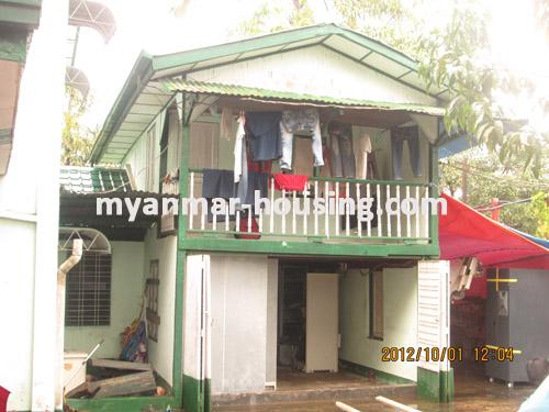 Myanmar real estate - for sale property - No.1525 - Good living for family to sell in North Okkalapa township! - View of the garage