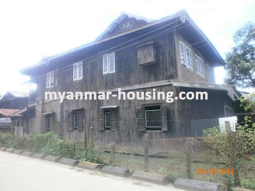 缅甸房地产 - 出售物件 - No.1534 - Landed house to sell in Insein township! - View of the building.