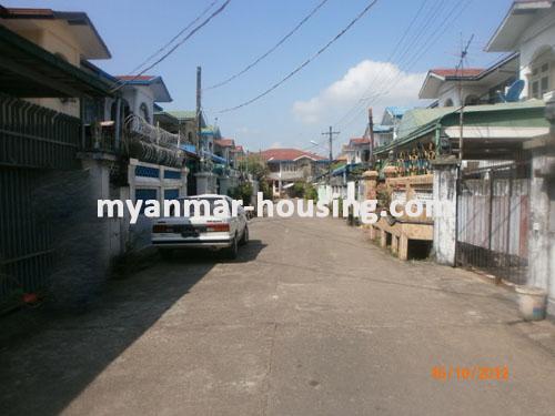 မြန်မာအိမ်ခြံမြေ - ရောင်းမည် property - No.1555 - N/A - View of the street.
