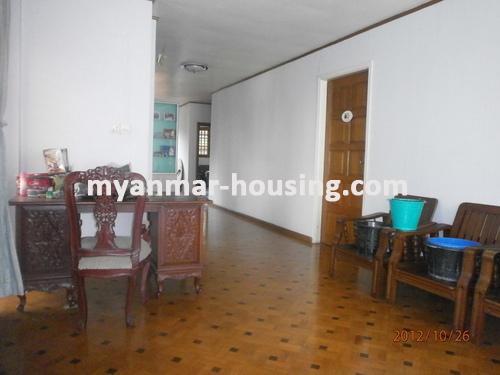 Myanmar real estate - for sale property - No.1568 - A good landed house to sell in Kamaryut Township! - View of the upstairs