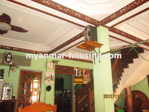 ミャンマー不動産 - 売り物件 - No.1631 - A good wide landed house to sell in South Okkalapa Township! - View of the inside.