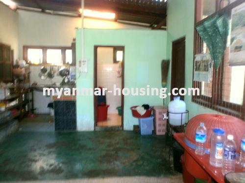Myanmar real estate - for sale property - No.1642 - Landed house for sale in Parami Yeikthar Housing ! - Interior view of the building.
