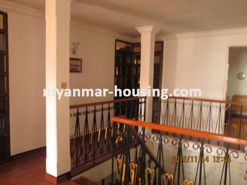 Myanmar real estate - for sale property - No.1649 - Furnished and immediately available for living ! - view of the upstairs