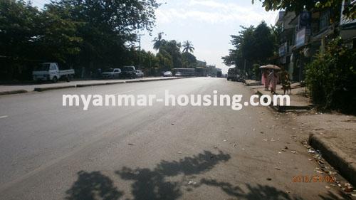 缅甸房地产 - 出售物件 - No.1685 - Easy for transportation in Mayangone! - View of the street.