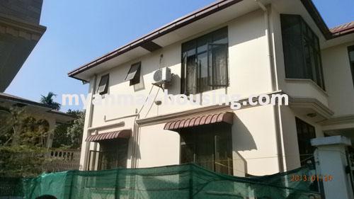 缅甸房地产 - 出售物件 - No.1704 - Excellent landed house with silent place to live! - View of the building.