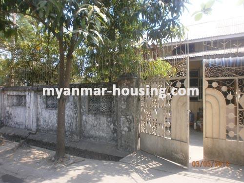 Myanmar real estate - for sale property - No.1759 - One PT for sale in South Okkalapa Township! - View of the landedhouse.