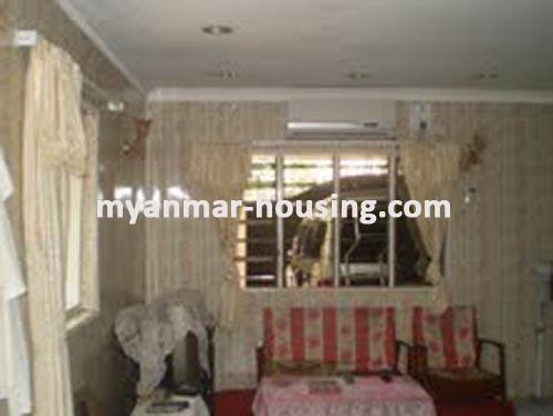 缅甸房地产 - 出售物件 - No.1793 - A good landed house for sale in Dawbon ! - view of the inside .