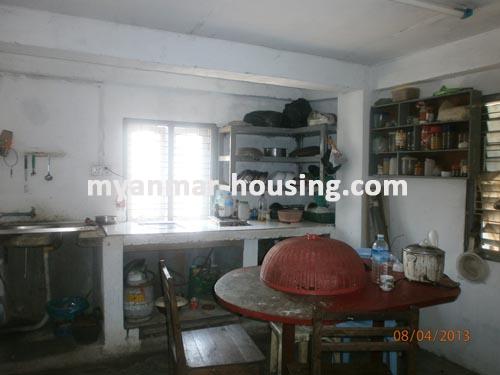 ミャンマー不動産 - 売り物件 - No.1815 - Landed house for sale in Kamayut ! - View of the kitchen  room .