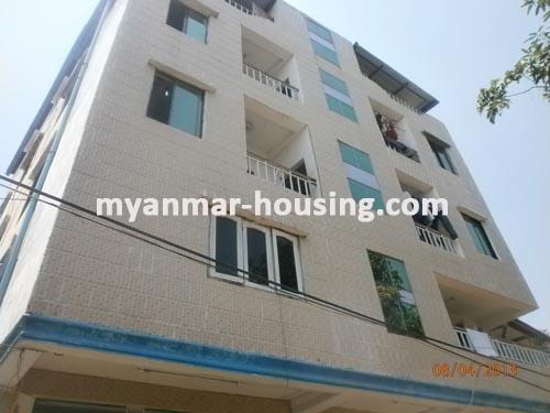 ミャンマー不動産 - 売り物件 - No.1815 - Landed house for sale in Kamayut ! - View of building .