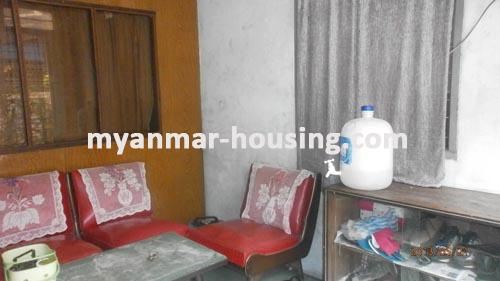 Myanmar real estate - for sale property - No.1844 - Good landed  house near  main  road  for  sale  in  Kamaryut  ! - View of the inside.